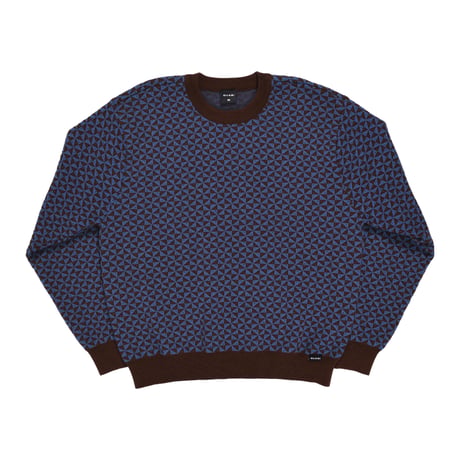 QUASI SKATEBOARDS / TRIG SWEATER (BLUE)