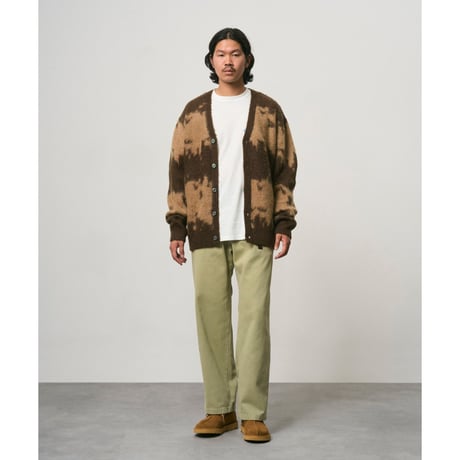 GRAMICCI | MOHAIR SPLATTER CARDIGAN (TAUPE SPLATTER)