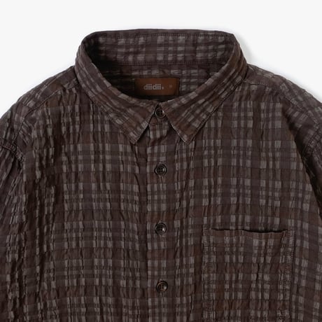 diidii | Sizzle Check Shirts （Brown）
