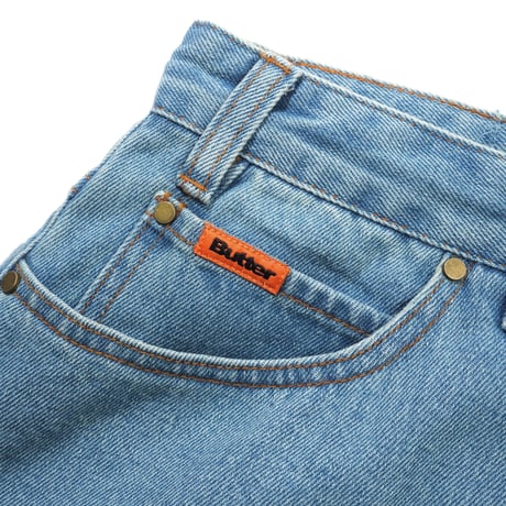 Butter Goods| Wide Cut Denim (Washed Indigo)