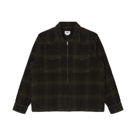 OBEY | WILLIE ZIP SHIRT JACKET  (ROSIN MULTI)