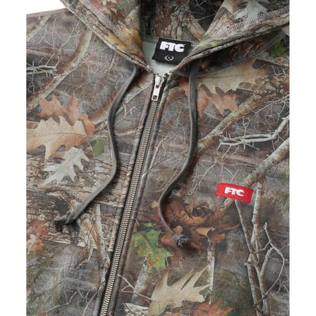 FTC | SMALL BOX LOGO ZIP UP HOODY "CAMO" (FTC026AWSW04)