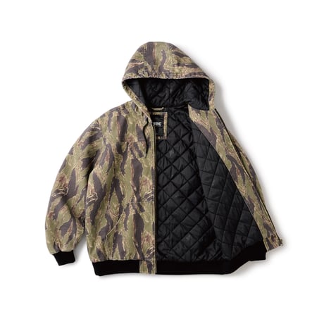 FTC | WASHED HOODED WORK JACKET "CAMO" (FTC026AWJ07)