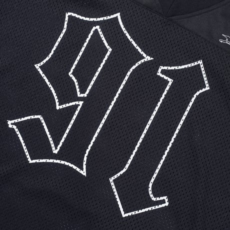XLARGE | OLD ENGLISH FOOTBALL JERSEY(BLACK)