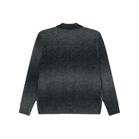 OBEY | ANTON GRADIENT CARDIGAN (CHARCOAL MULTI)