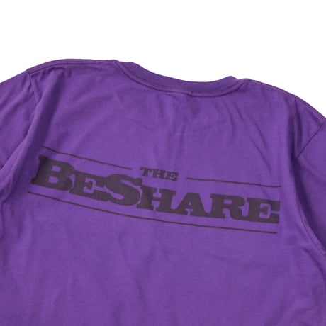 BE-SHARE | Woman's Store Logo Light Weight S/S Tee (Grape)
