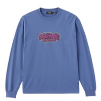XLARGE | GRAFFITI L/S TEE(BLUE)