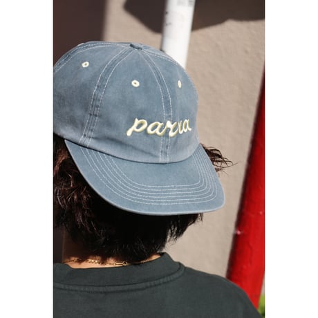 by Parra | Lowercase script logo 6 panel hat (Blue)