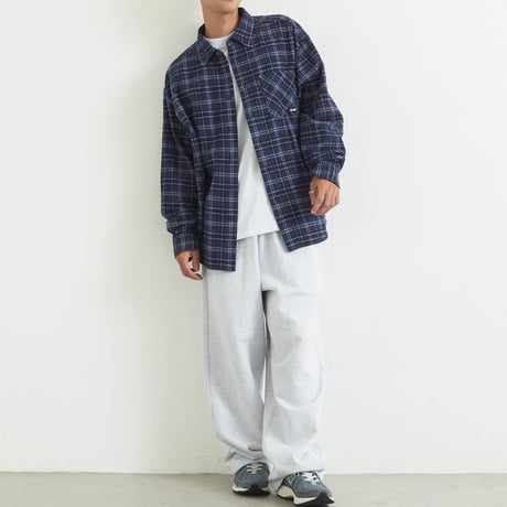 XLARGE | URBAN PLAID L/S SHIRT(NAVY)