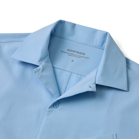 GOOPiMADE |  SND5 - Basic Pocket Shirt (Bule)