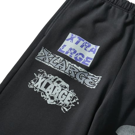 XLARGE | MULTI LOGO SWEATPANTS(BLACK)