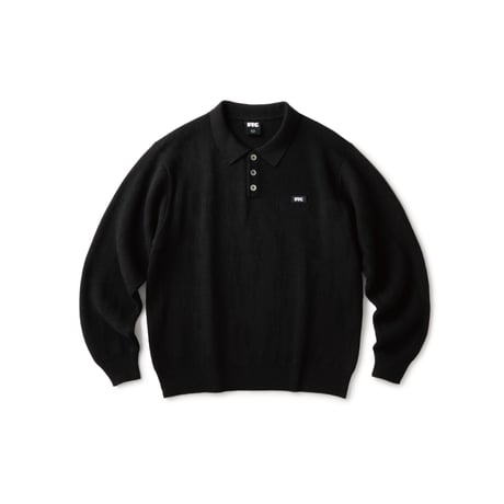FTC | KNIT POLO SWEATER "BLACK" (FTC026AWSW12)