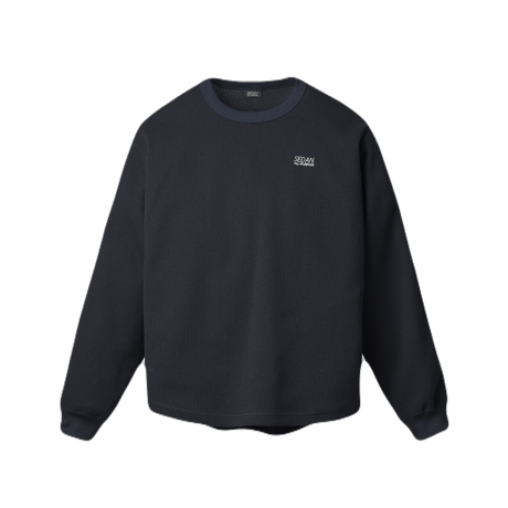 SEDAN ALL-PURPOSE| OG Logo Waffle L/S Tee(Black)
