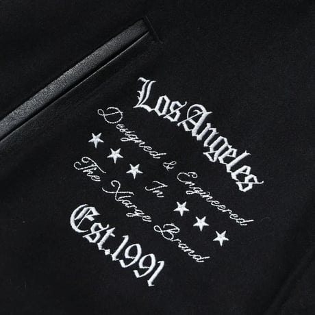 XLARGE | VARSITY JACKET(BLACK)