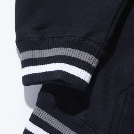 XLARGE | VARSITY ZIP HOODED SWEATSHIRT(GREEN)