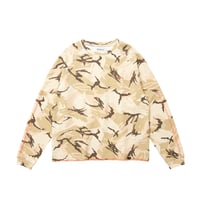 EVISEN SKATEBOARDSゑ®︎ | WOODLAND THERMAL LS TEE (Sand Camo)