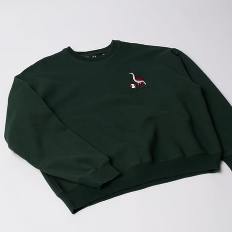 by Parra | Goose ball crew neck sweatshirt (Pine green)