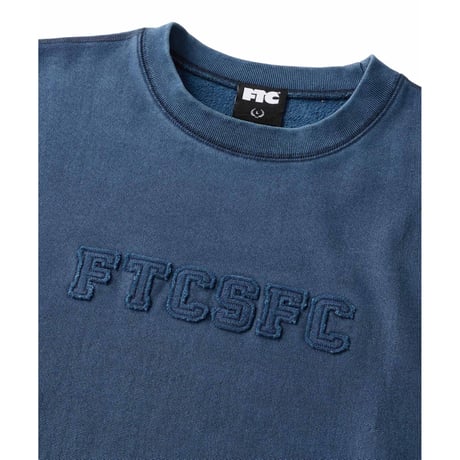 FTC | FTCSFC LOGO APPLIQUE CREW NECK "NAVY" (FTC026AWSW08)