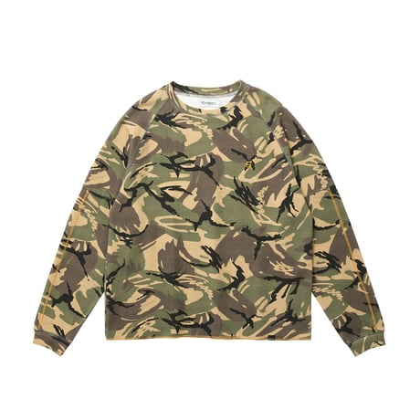 EVISEN SKATEBOARDSゑ®︎ | WOODLAND THERMAL LS TEE (Camo)