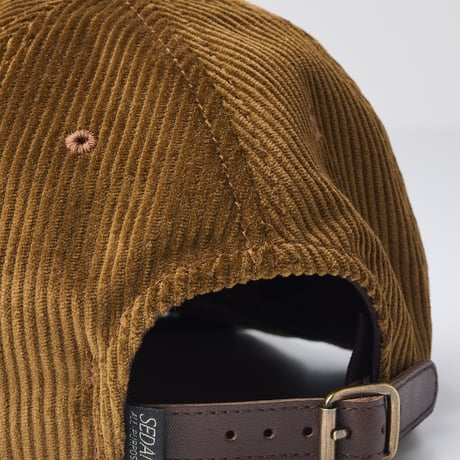 SEDAN ALL-PURPOSE|  Leather Strap Corduroy Cap(2 Color)