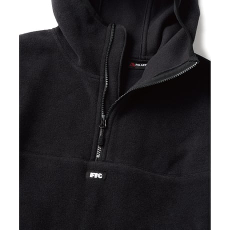 FTC | POLARTEC® FLEECE HALF ZIP HOODY "BLACK" (FTC026AWSH04)