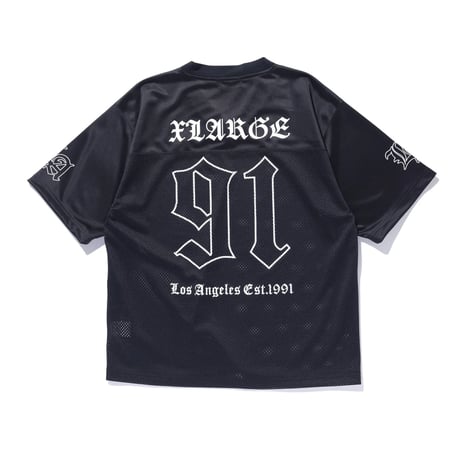 XLARGE | OLD ENGLISH FOOTBALL JERSEY(BLACK)