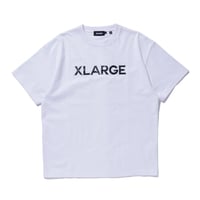 XLARGE | RHINESTONE LOGO S/S TEE(WHITE)