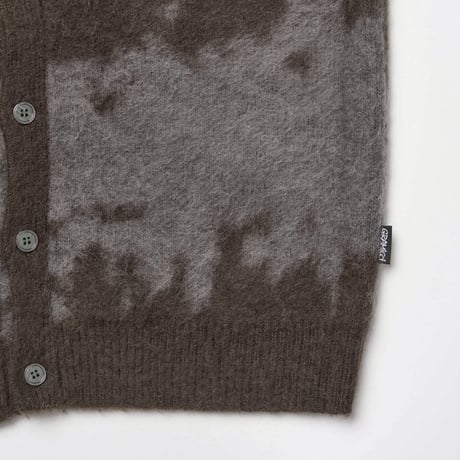 GRAMICCI | MOHAIR SPLATTER CARDIGAN (SLATE SPLATTER)