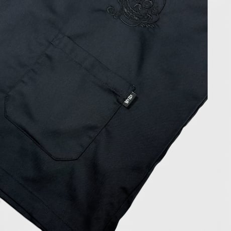 坩堝 (RUTSUBO) | Skull Camp Collar Shirt (Black)