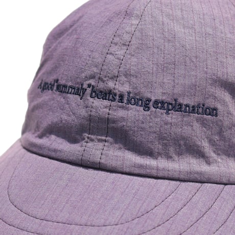 Summaly | "Words" logo long bill cap (4 Color)