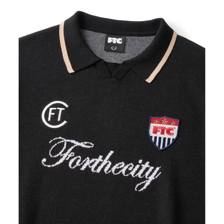 FTC | KNIT SOCCER SWEATER "BLACK" (FTC026AWSW13)