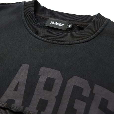 XLARGE | SPLIT CREWNECK SWEATSHIRT(Lt BLUE)