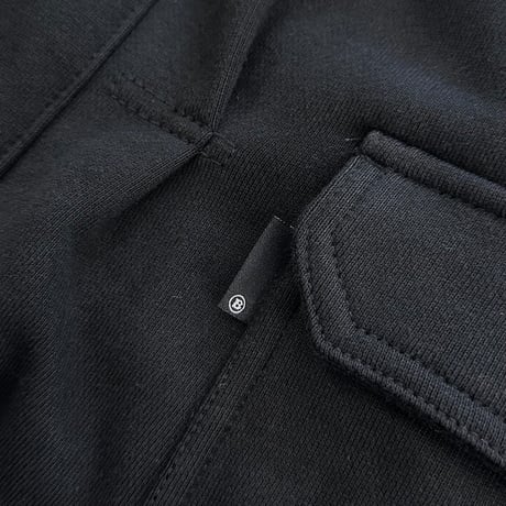 RUSSELL | × BerBerJin Pro Cotton Loopback Terry Sweat Trucker Jacket (BLACK))
