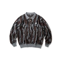 FTC | KNIT POLO SWEATER "CAMO" (FTC026AWSW12)