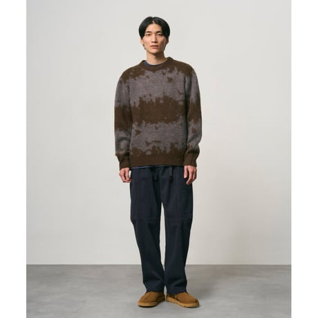 GRAMICCI | MOHAIR SPLATTER SWEATER (SLATE SPLATTER)