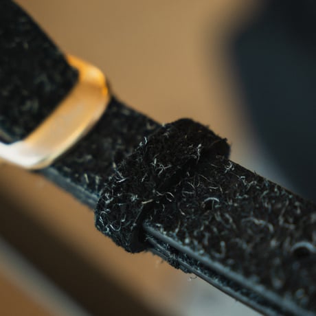 Dime / Dress Leather Belt (Shaggy Black)