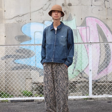 OBEY | OBEY WORKSHOP JACKET  (OIL STANIED INDIGO)