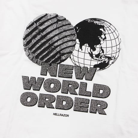 HELLRAZOR / POWER TO THE PEOPLE SHIRT (WHITE)