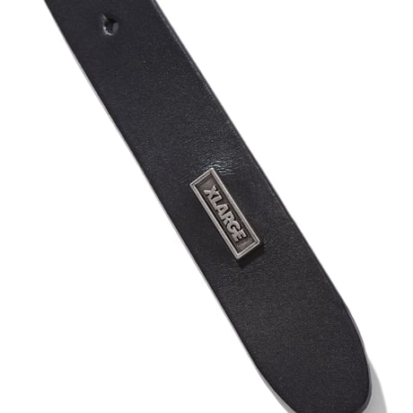 XLARGE | STANDARD BLACK LEATHER BELT(BLACK)