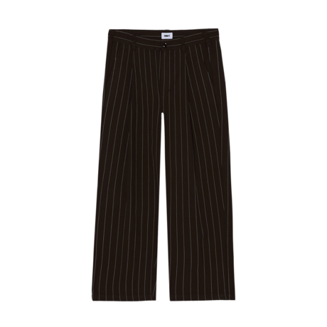OBEY | DEAN STRIPE PLEATED PANT (CARBON PINSTRPE)