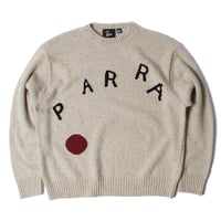 by Parra | Red dot knitted pullover (Grey)