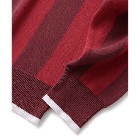 FTC | KNIT SOCCER SWEATER "BURGUNDY" (FTC026AWSW13)