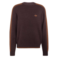 adidas originals | 3 STRIPES FLUFFY KNIT CREW (Aurora Coffee)