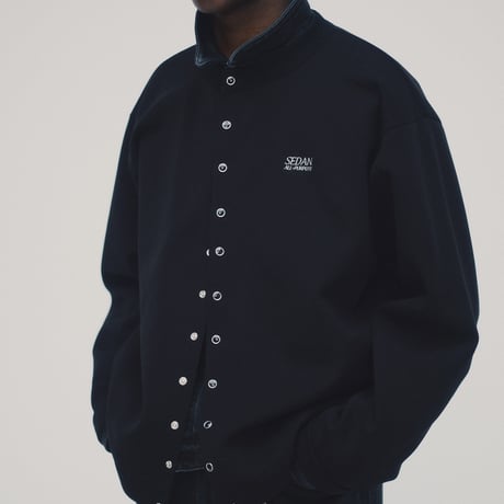 SEDAN ALL-PURPOSE| Snap Cardigan(BLACK)