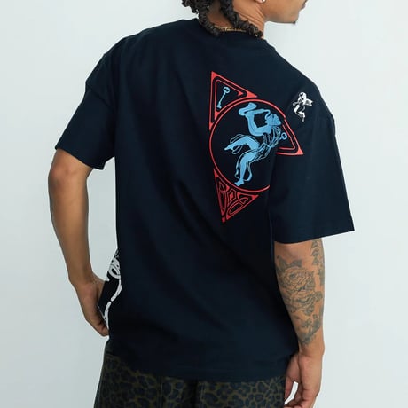 XLARGE | COMPILATION LOGO S/S TEE(BLACK)