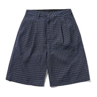 Butter Goods| Seersucker Pleated Shorts (Plaid)