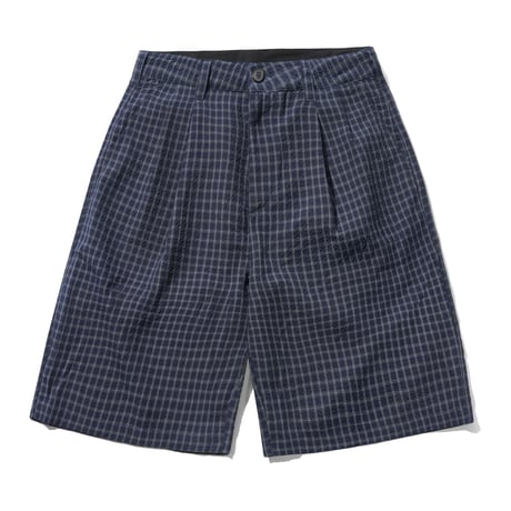 Butter Goods| Seersucker Pleated Shorts (Plaid)