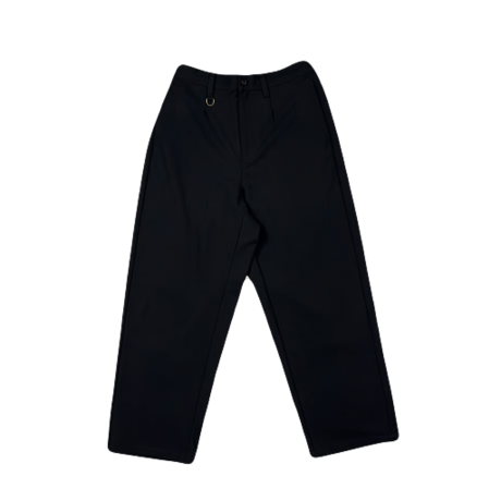 坩堝 (RUTSUBO) | THERMOLITE® WIDE TUCK TROUSERS(BLACK)