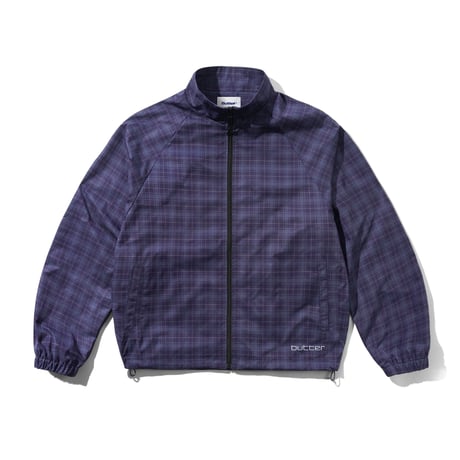 Butter Goods| Plaid Nylon Jacket (Navy)