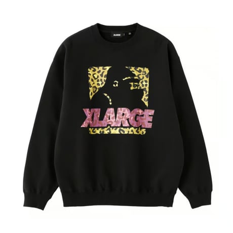XLARGE | PATTERN OG CREWNECK SWEATSHIRT(BLACK)